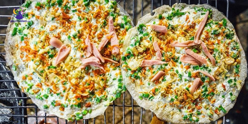 Bánh tráng nướng Đà Lạt chợ đêm